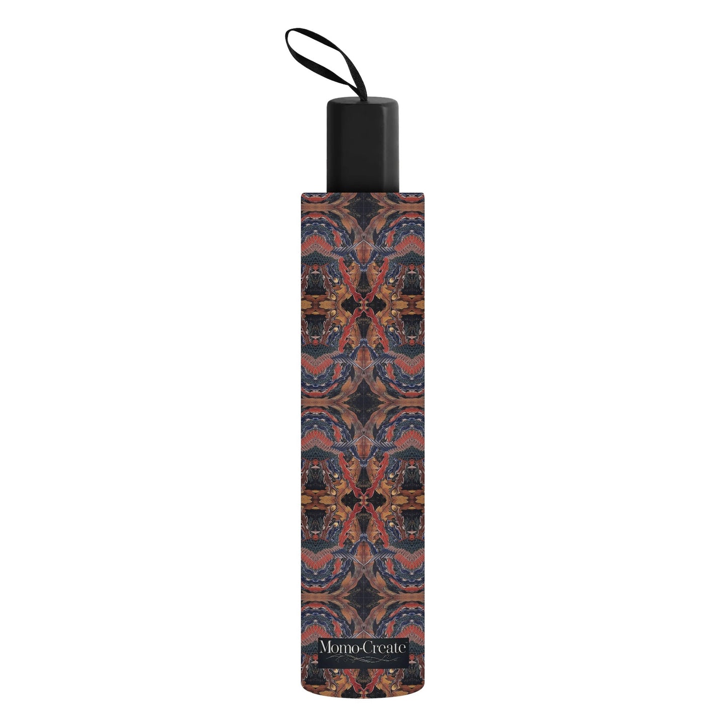 Hokusai-Inspired UV Protection & Waterproof Folding Umbrella – Unisex Sun and Rain Parasol, Manual Folding Umbrella Printing Inside