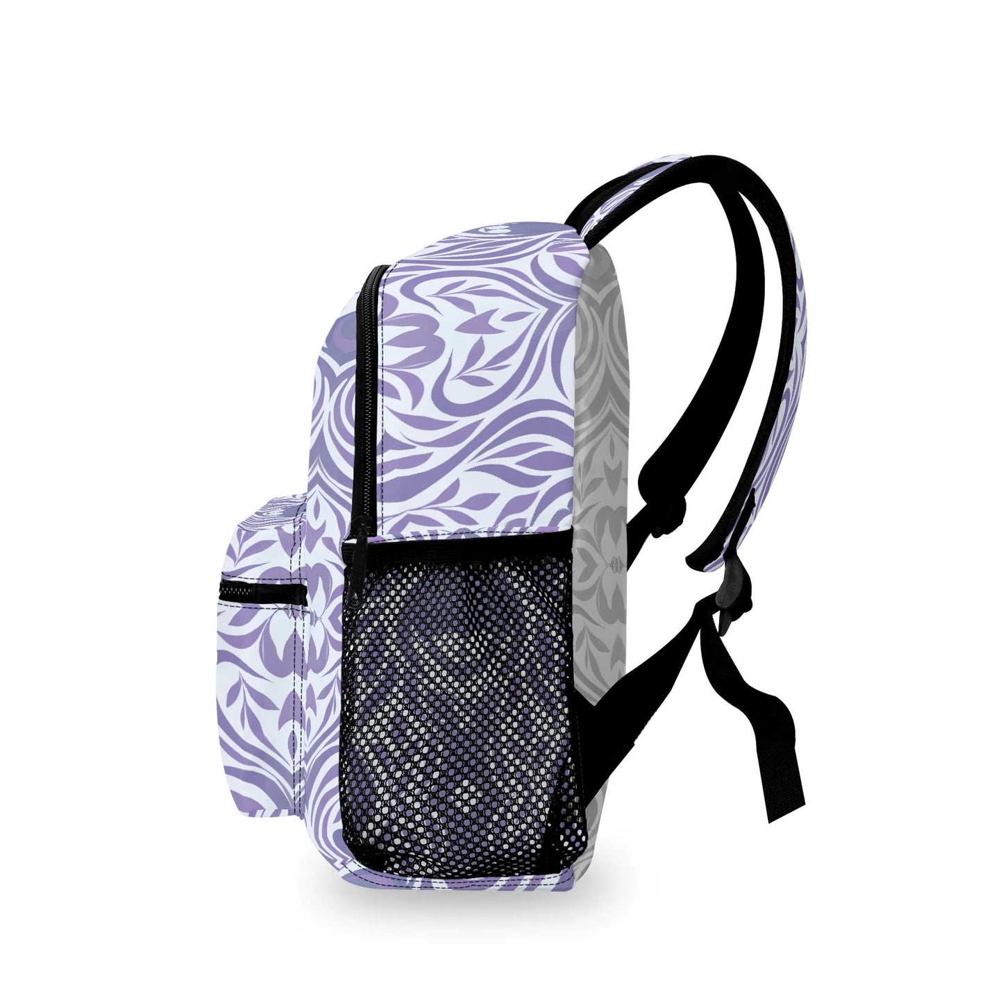 Yumeji Inspired 11 Inch Daypack – Cute All-Over-Print Backpack with Japanese Art Motif / Stylish