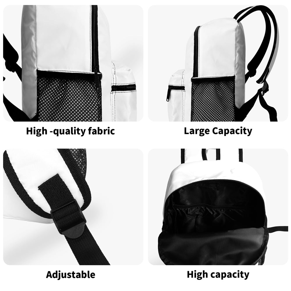 Yumeji Inspired 11 Inch Daypack – Cute All-Over-Print Backpack with Japanese Art Motif / Stylish