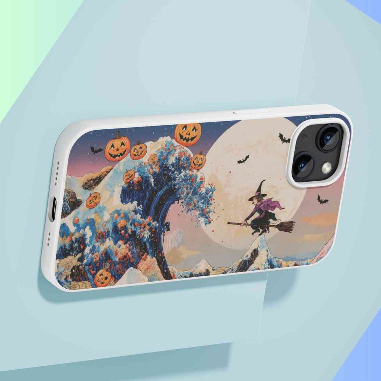 he Great Wave off Kanagawa Halloween Edition | Hokusai Inspired Art | Digital Download Poster | Halloween Wall Decor (A0 / 300dpi JPEG)