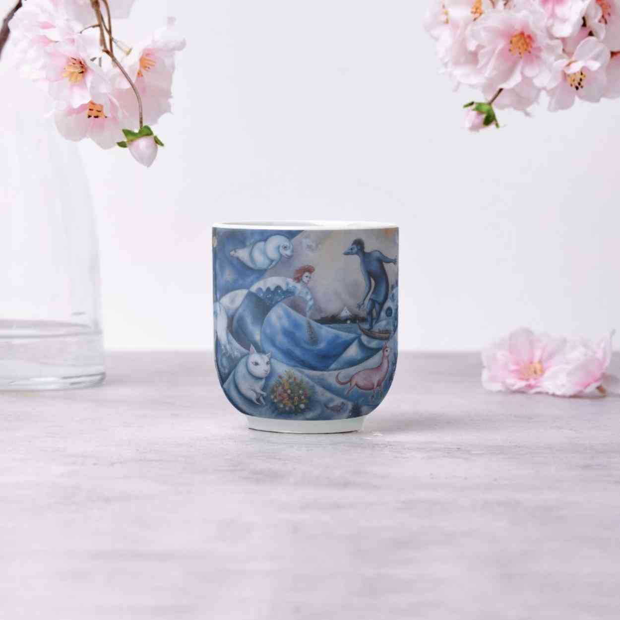 Hokusai × Chagall – The Floating Wave of Memory | Digital Download | High-Resolution Digital Download (300DPI, A0 Print Ready)