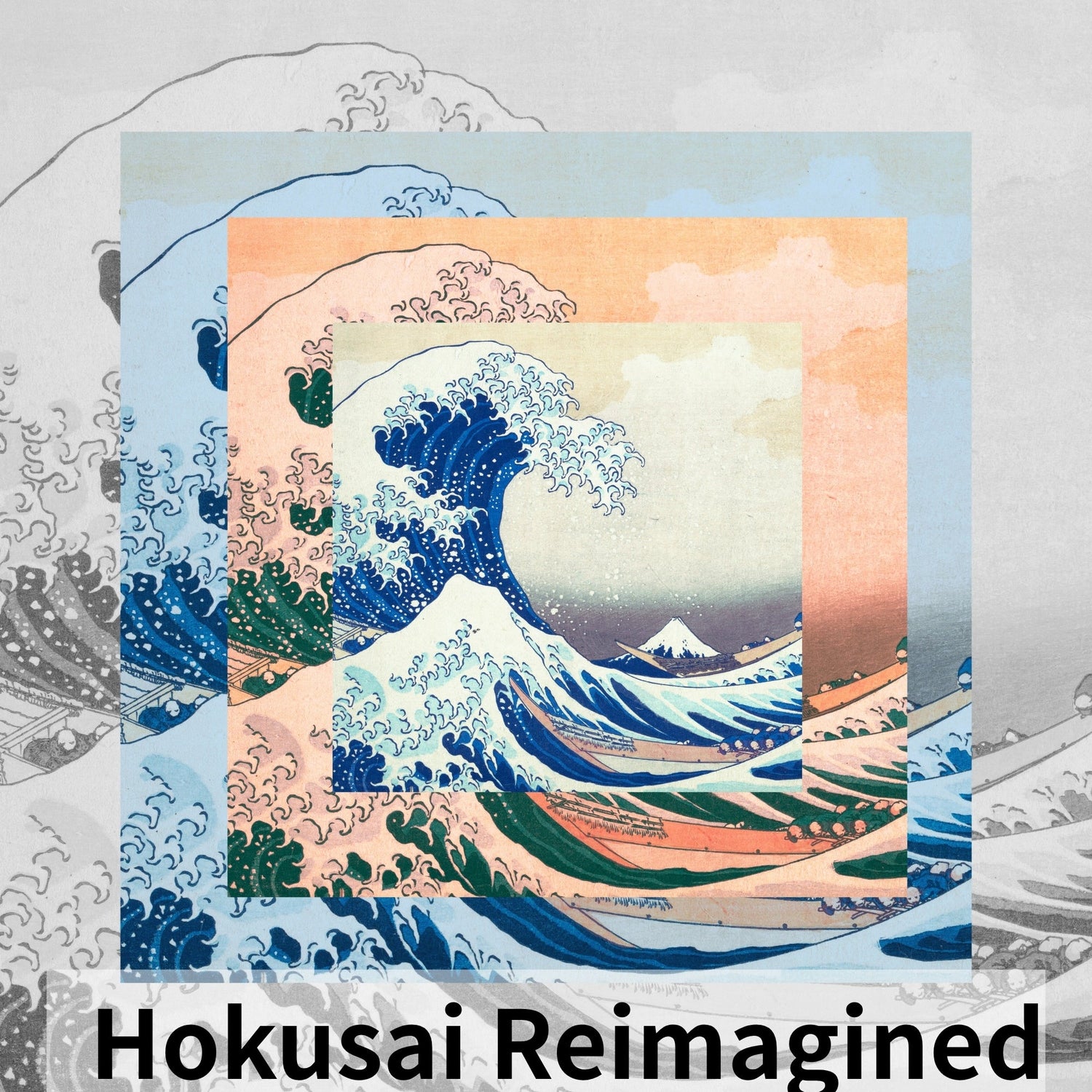 Hokusai Reimagined - Wooden Jigsaw Puzzles