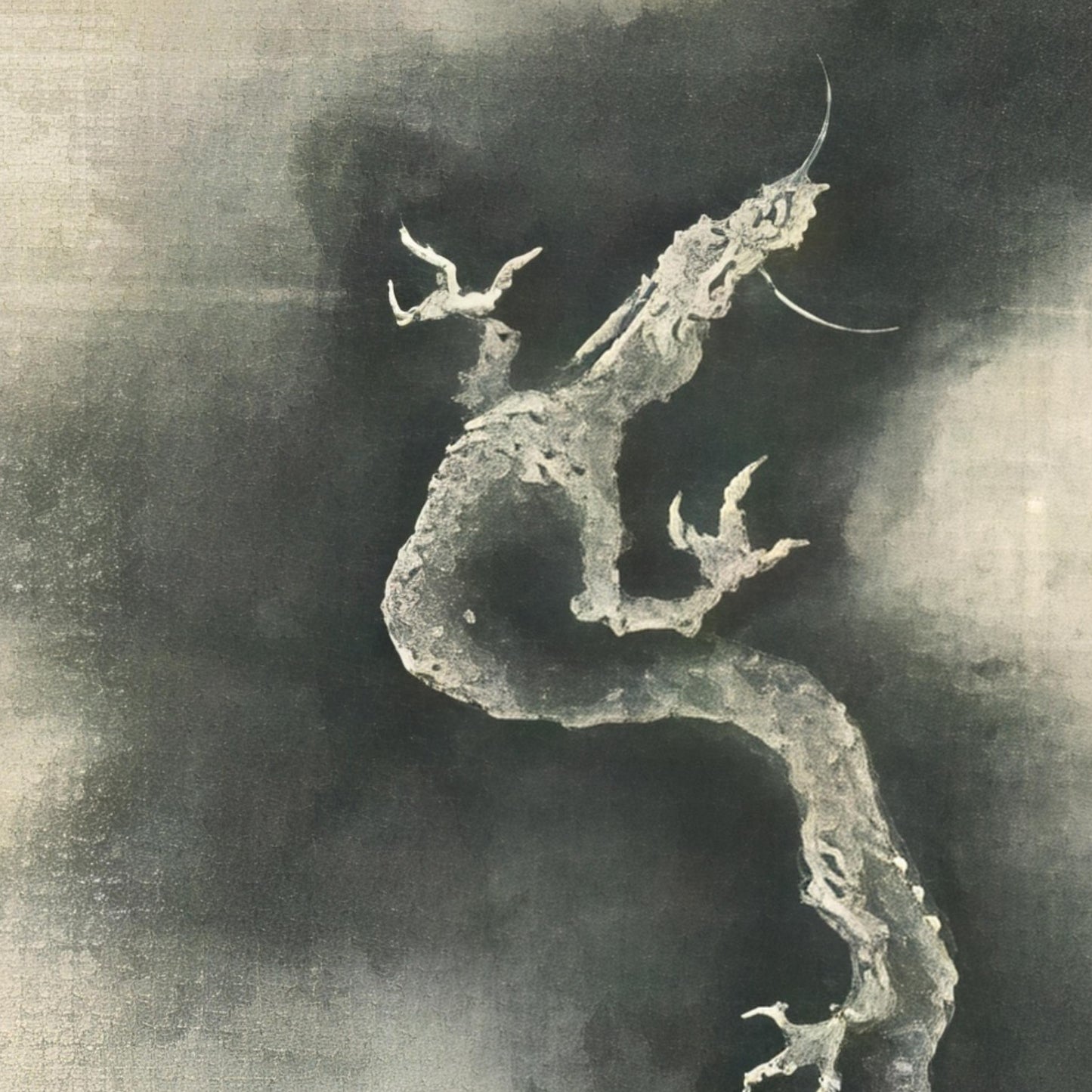 Hokusai Masterpieces 01– Ukiyo-e & Hand-painted Works (4 Digital Prints, Kanji Title Included)