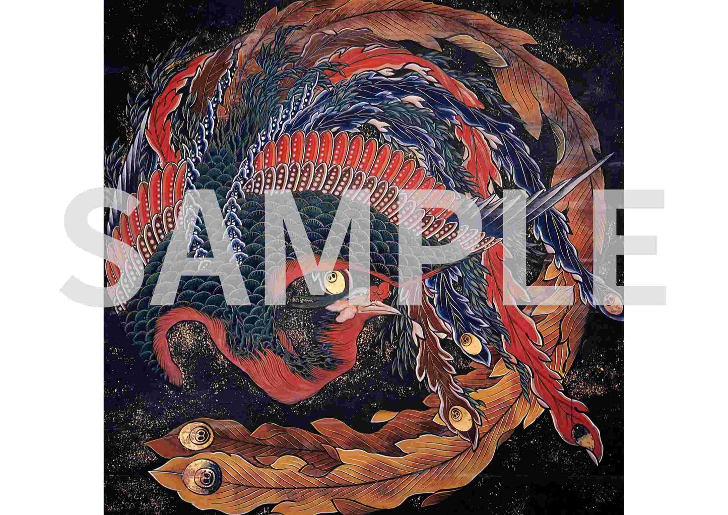 Hokusai Masterpieces 03– Ukiyo-e & Hand-painted Works (4 Digital Prints, Kanji Title Included)