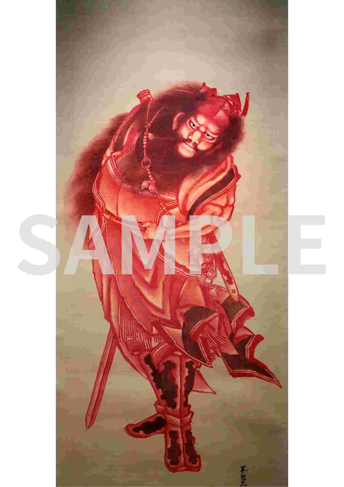 Hokusai Masterpieces 03– Ukiyo-e & Hand-painted Works (4 Digital Prints, Kanji Title Included)