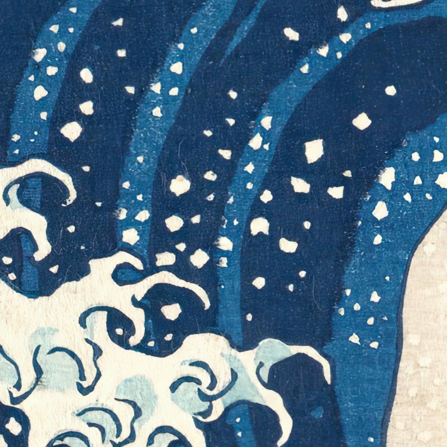 Hokusai Masterpieces 01– Ukiyo-e & Hand-painted Works (4 Digital Prints, Kanji Title Included)