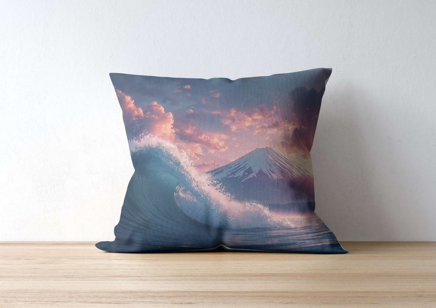 Great Wave off Kanagawa | Shinkai Makoto Inspired Sky & Light | Digital Art Download Set with Hokusai Original