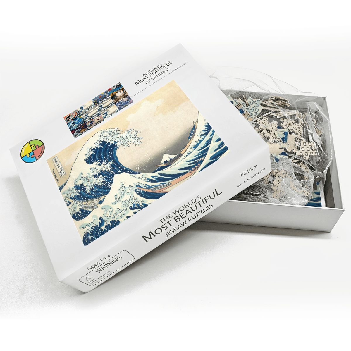 Wooden Jigsaw Puzzles 1000 pcs - Hokusai The Great Wave off Kanagawa — The Eternal Surge