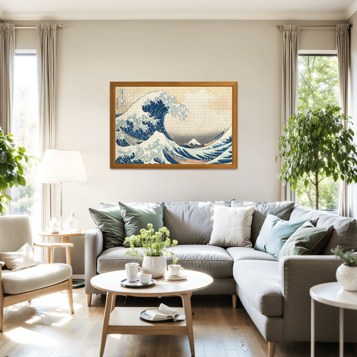 Wooden Jigsaw Puzzles 1000 pcs - Hokusai The Great Wave off Kanagawa — The Eternal Surge